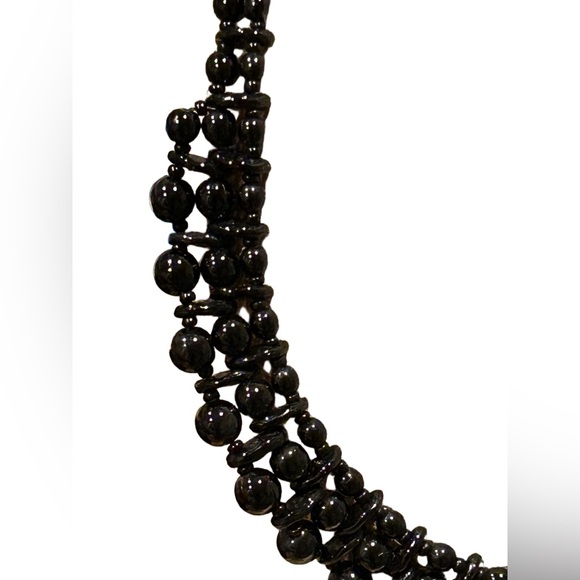 1930s Glass Beaded Choker Necklace - Made in Germany - Picture 4 of 6